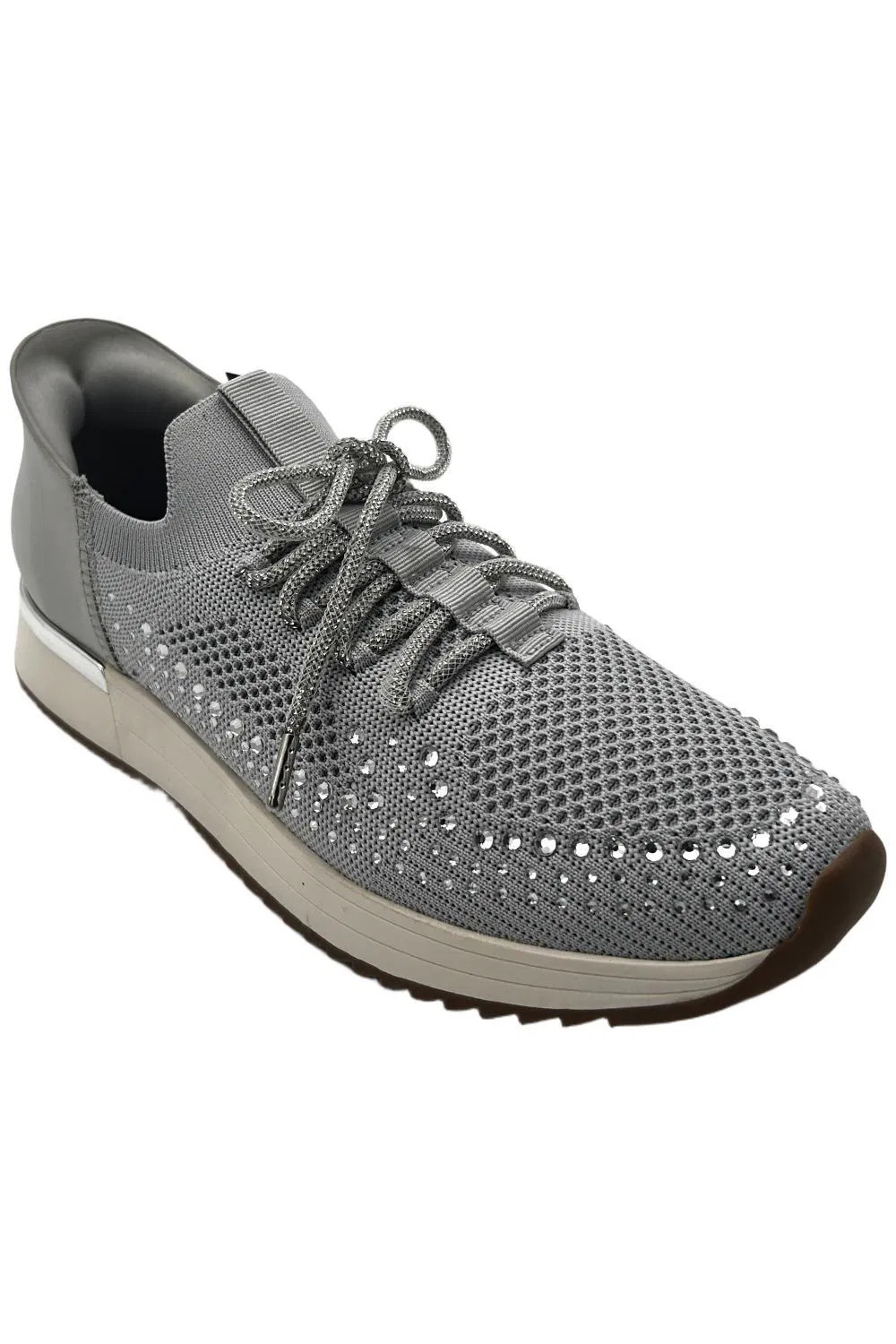 Kenneth Cole Reaction Womens Clancy EZ-On Jewel Sneaker Gray 7490₽