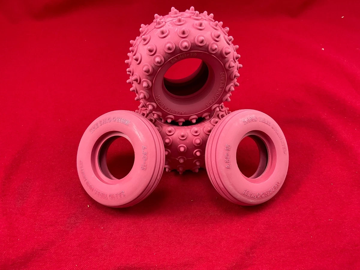 TAMIYA HORNET JUN WATANABE PINK FRONT + REAR TIRES FROG