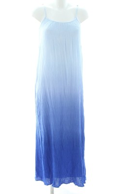 SPLENDID Sommerkleid Damen Kleid Gr. DE 34 blau-weiß Casual-Look
