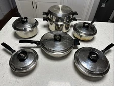 INKOR 5-Ply T-304 Stainless Steel Cookware Set USA Multi-Core Pots Pans 12 Pc