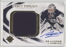 2010-11 Ultimate Collection Signed Jersey 48/50 Anders Lindback #SDT-AL Auto d4e