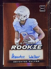 Devontez Walker 2024 Leaf Electrum #RA-DW2 Rookie Bronze RC /59 Auto