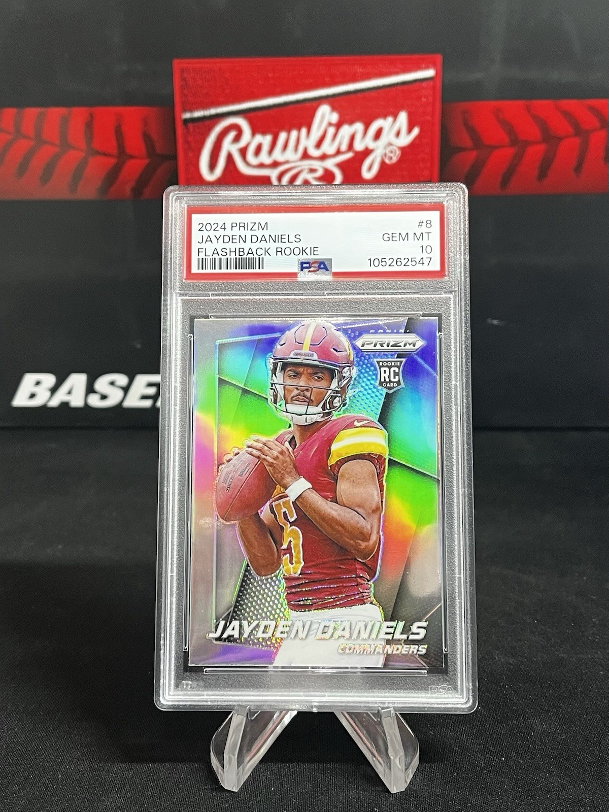2024 Prizm Jayden Daniels Flashback Rookie #8 PSA 10 RC
