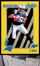 2018 Panini Absolute #IN-DM DJ Moore Introductions Spectrum Gold - JL