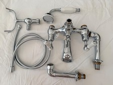 Fired Earth 3/4" Exposed Bath Shower Mixer Chrome 2 Handle 6310-01 New