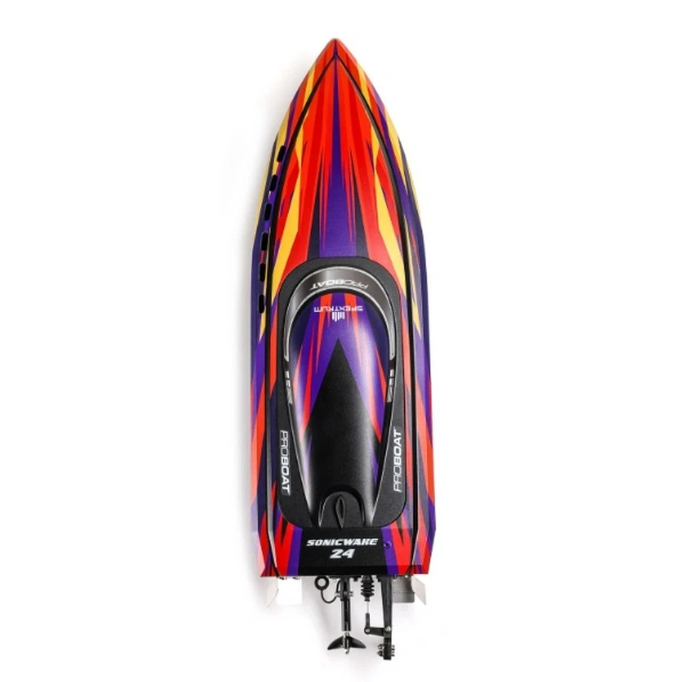 ProBoat PRB-1992T Sonicwake 24" Self-Righting Brushless Deep-V RTR, Red - Bild 2 von 4