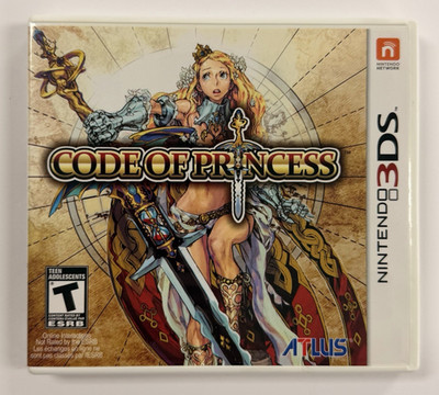 Code of Princess (Nintendo 3DS, 2012) CIB, Tested Working  