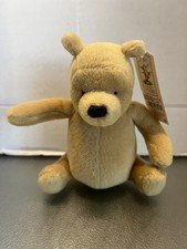 VHTF VTG HAND MADE Gund Classic Winnie The Pooh Plush Baby Rattle Small Eyes NWT