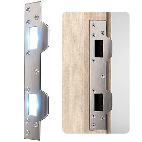 Door Strike Plate Reinforcement Plate - Front Door Security Devices Metal Str...