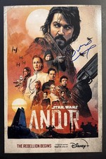 Diego Luna signed photo 12x18 Star Wars Andor