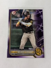 2022 Bowman Draft - Rosman Verdugo #BD-161 Purple /250 (RC)
