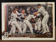 2025 Topps Series One Detroit Tigers Team Card #34