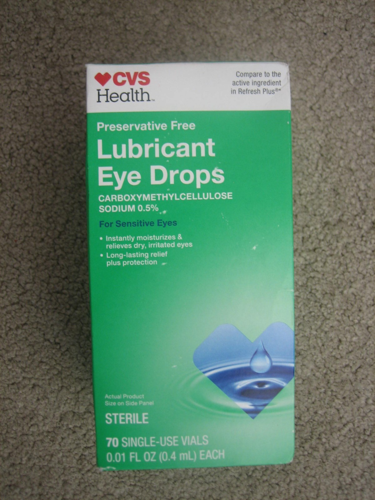 Preservative Free 70 Seventy! Vials  Exp 04/2026