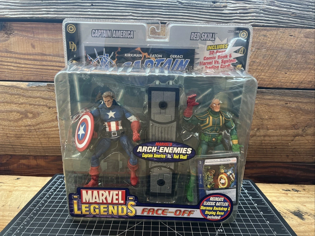 MARVEL LEGENDS FACE-OFF キャプテンアメリカとレッドスカル Captain America Vs Red Skull - Marvel Legends Face-off | MercadoLibre