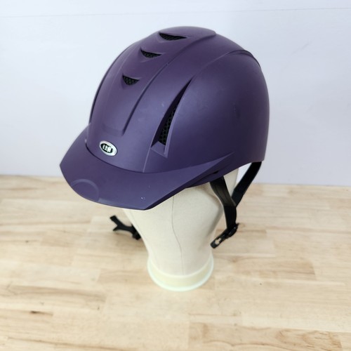 IRH Equi Pro II Riding Helmet Matte Purple Size S/M Equestrian ASTM F1163-15 
