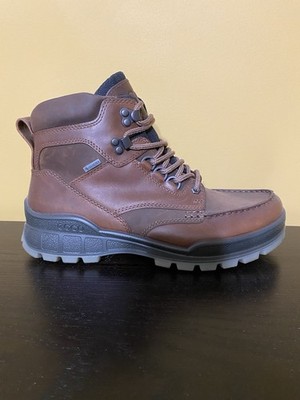 Ecco Men's Track 25 High Boots Size 41 or US 7.5-8 Brown Gortex Bison New