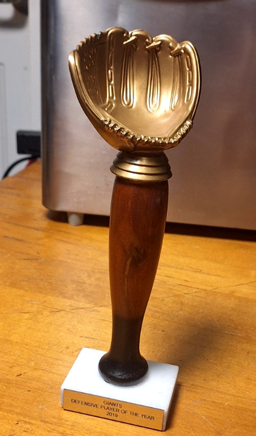 Trophy Giants Defensive Player Award 2019