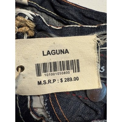 USA製 LAGUNA BEACH スワロフスキー装飾 ジーンズ ラグナビーチ Laguna Beach Jeans Mens 40 Swarovski Skull Hand Stitch Distressed