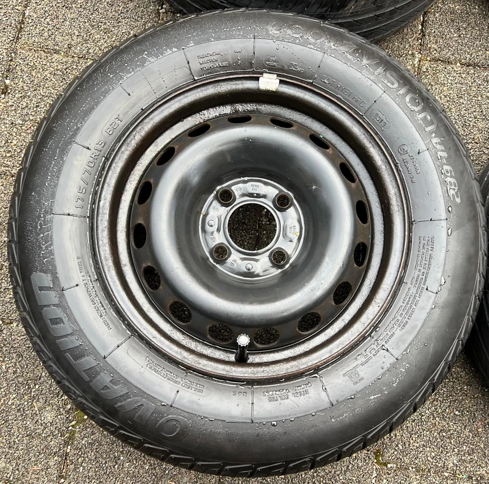 4 SOMMERRÄDER RENAULT MEGANE i 19 21 CLIO B 175/70R13 82T FREIHAUS - Bild 4 von 4