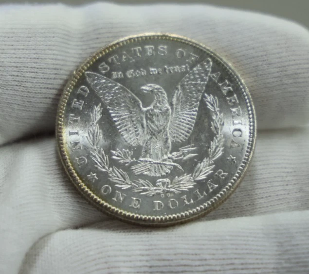 1878 CC US Morgan Silver Dollar Unc Key Date Nice Luster - Image 2 of 2