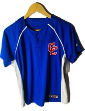 Under Armour Youth Short Sleeve Jersey, Royal Blue/White, XL