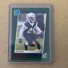 2021 Panini Donruss Rated Rookie Press Proof Green Kelvin Joseph #310 RC B-7