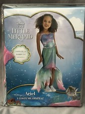 Disney Little Mermaid Ariel Costume Size Toddler 3-4 BRAND NEW UNOPENED