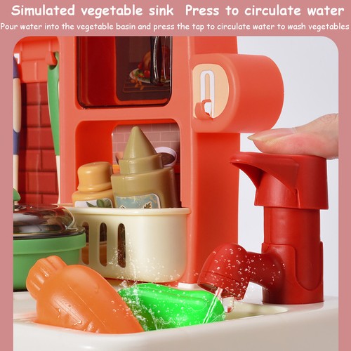 Set Gioco Cucina Bambini Effetti Luce Suono EcoFriendly Giocattolo Panettiere Regalo Ragazze Ragazzi - Foto 4 di 12