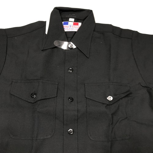 Flying Cross All Weather DeLuxe Tropical Long Sleeve Shirt Made in USA 16/34 NEW - Picture 2 of 7