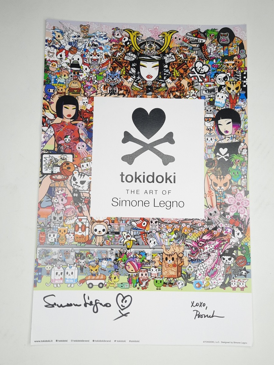 Tokidoki SDCC 2023 Exclusive Poster SIGNED By Simone Legno