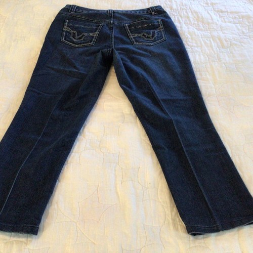 Pantalon Taille 8 Court Christopher & Banks Noir Ventre Mince - Neuf Avec Étiquette