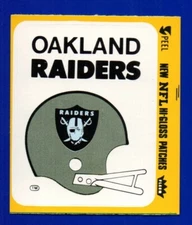 OAKLAND RAIDERS 1979 FLEER TEAM ACTION STICKERS INSERT SHARP CORNERS NO CREASES