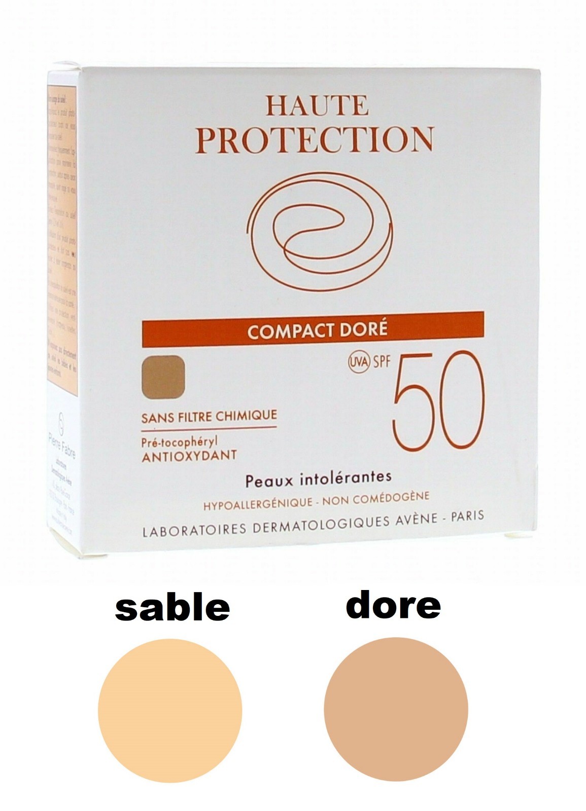 high protection tinted compact spf 50