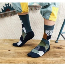 3 Pairs Cotton Socks Split Toe Tabi Socks Unisex Ninja Japanese Style Cosy Cute