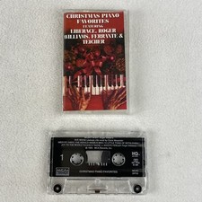Christmas Piano Favorites Cassette Tape Featuring Liberace, Roger Williams Good