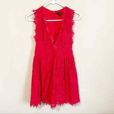 strapless open back dress Baltic Born Womens Elena Midi Dress | Red main image 0