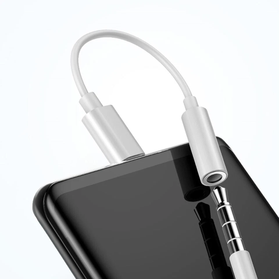 USB Type C to 3.5mm AUX Audio Headphone Jack Cable Adapter For iphone 15 Pro Max - Image 3 of 4