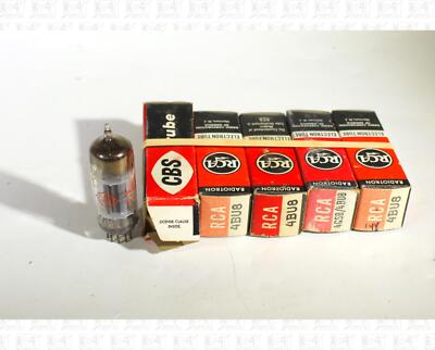 Assorted Brands 4BU8 Vacuum Tubes NOS Lot Of 5 +Box