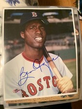 Ben Oglivie Autographed 8 x 10 RED SOX Photograph with COA