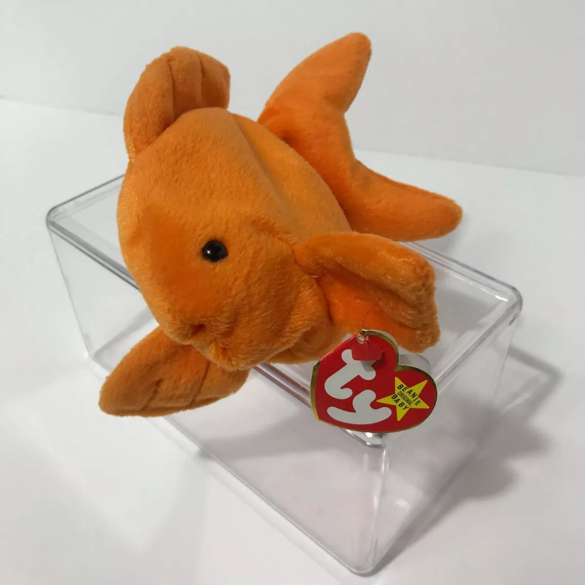 TY Original Beanie Baby Goldie 4023 PVC Pellets Tag Errors No Stamp HALF OFF
