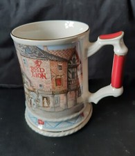 Vintage Sadler Ceramic Tankard/ Stein/ Mug Featuring The Red Lion 