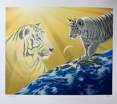 William Schim Schimmel A Golden Future White Tigers $1200 Retail