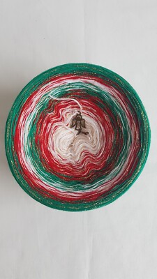 Bobbel zum Stricken und Häkeln 3-fädig + Glitzerfaden   Jingle Bells