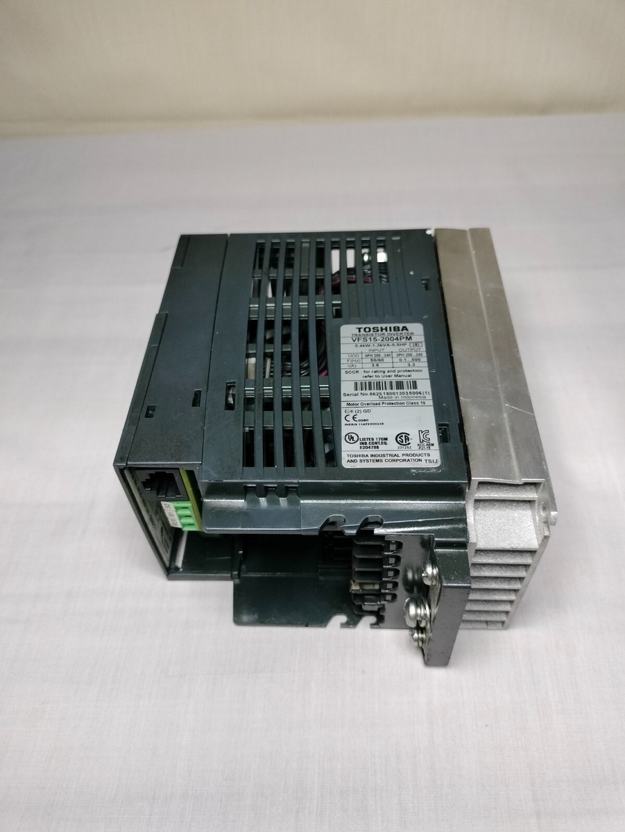 Toshiba VFS15-2004PM Transistor Inverter w/o Knob and Toshiba VFS15-2004PM Transistor Inverter w/o Knob and
