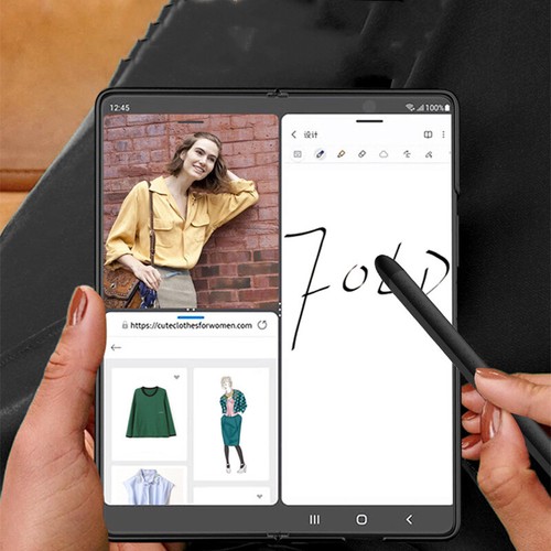 For Samsung z fold5 creative internal and external screen capacitive pen black - Picture 3 of 6