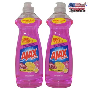 Ajax Dish Soap 2x 16oz Bottles Dishwashing Liquid Degreaser Citrus Pomegranate 35000977601 Ebay