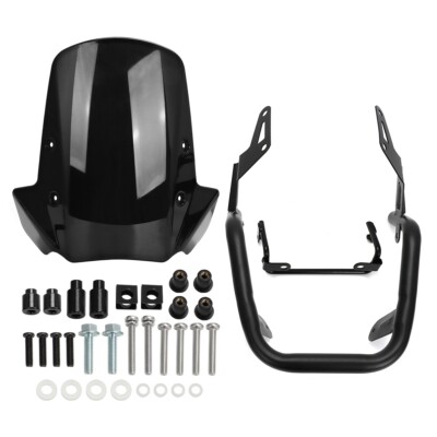 Windshield Wind Screen Kit with Bracket For Honda NAVI NVA110B