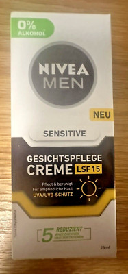 Nivea MEN SENSITIVE GESICHTSPFLEGE CREME LSF15