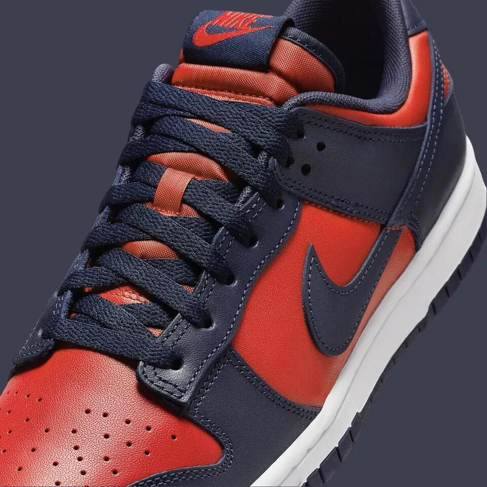 NEW Nike Dunk Low Retro Men's Size 11.5 University Red/Obsidian