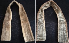 Rarität aus den 60ern, Chinchilla-Collier, echtes Pelz-Accessior, wenig getragen